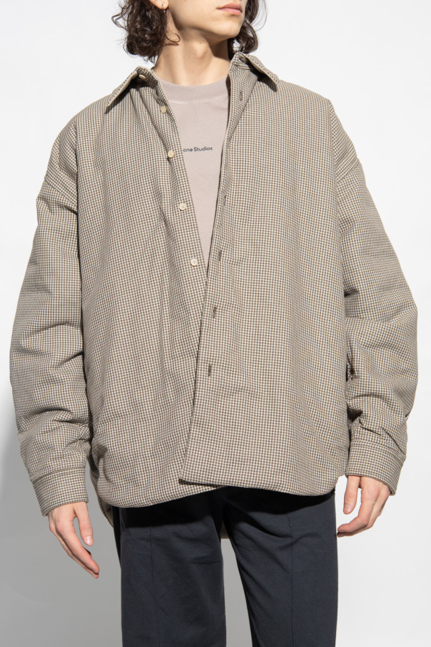 SchaferandweinerShops | Acne Studios Reversible shirt jacket | Men's  Clothing | logo-embroidered cotton hoodie